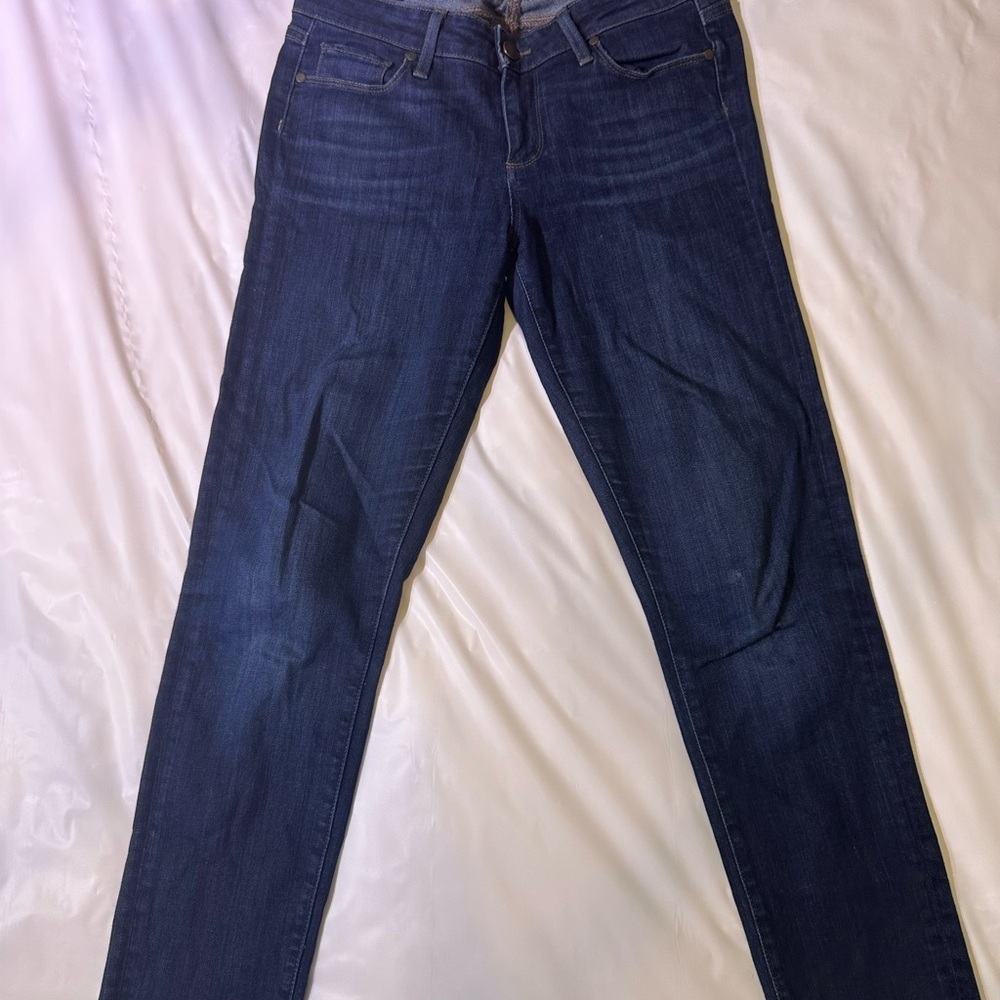 PAIGE Dark Blue Women's Skinny Jeans